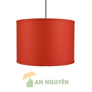 Chụp đèn vải hình trụ phi 25 cm, cao 25cm thả trần trang trí bàn đảo bếp