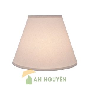 Chụp đèn vải hình nón cụt gắn đèn bàn phi 30cm
